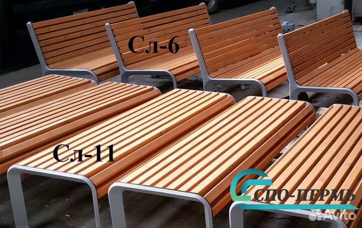 Скамейка парковая чугунная сл-6 (Скамейки / урны)