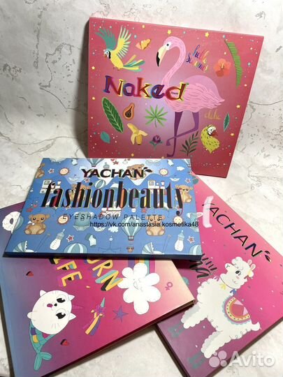 Палетки теней для макияжа век от 63 оттенков