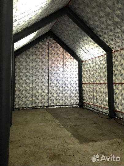 Каркасная надувная палатка. Временный бокс