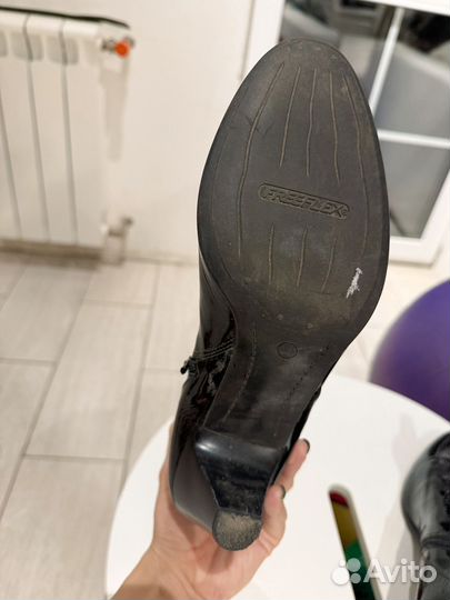 Ботильоны кожаные 41