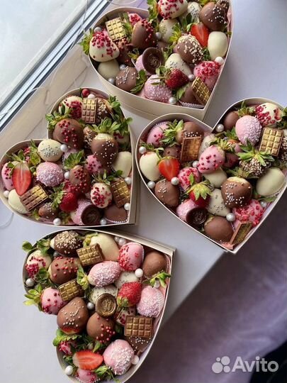 Подарочный набор клубника в шоколаде