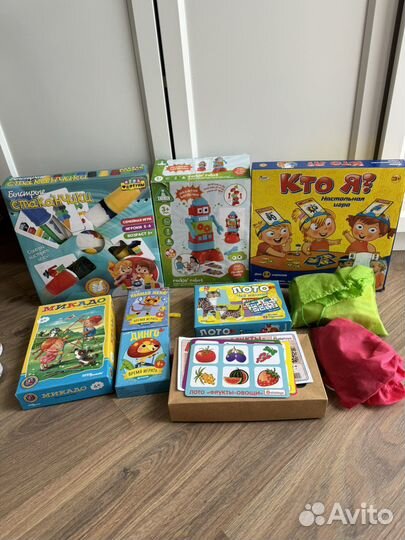 Детские настольные игры, лото
