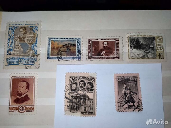 Марки Искусство, СССР и зарубежные