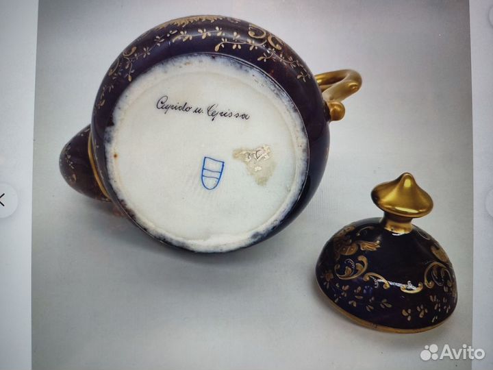 Антик сервиз Старая Вена фарфор 19 век