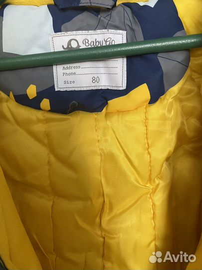 Комбинезон весна осень 80 86 на мальчика