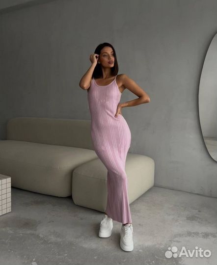 Трикотажное платье женское