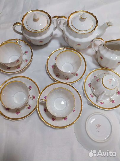 Чайный сервиз фарфор вербилки
