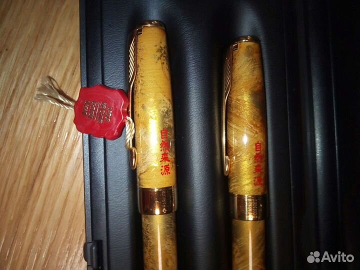 Parker коллекционные новые янтарь