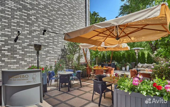 Уличный зонт для кафе 4 х 4