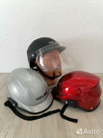 Шлем кепка для скутера, мотоцикла, велосипеда