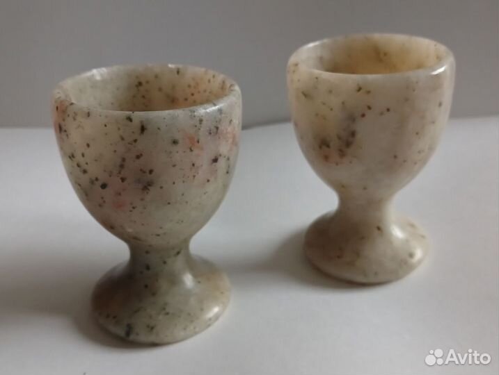Рюмки (2 шт.) из природного камня (оникс)