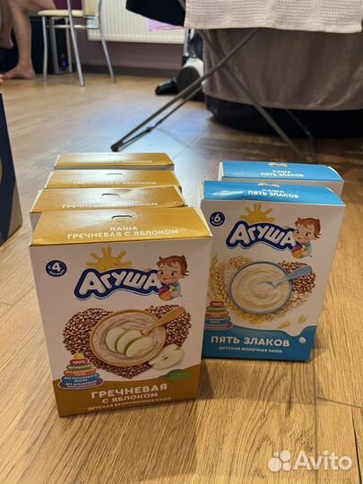 Детское питание агуша - каши и смесь 2