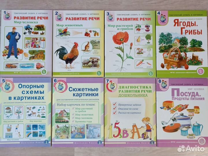 Тематический словарь в картинках