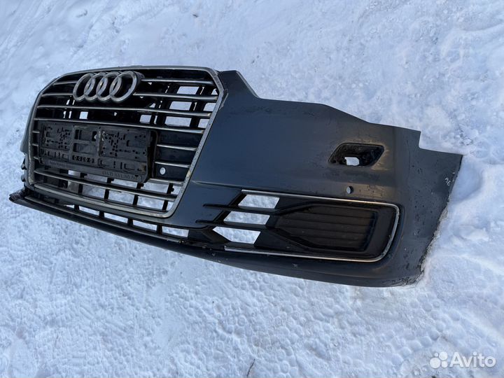 Audi A6 (C7) 4G c 2015 - Бампер передний S-Line, №