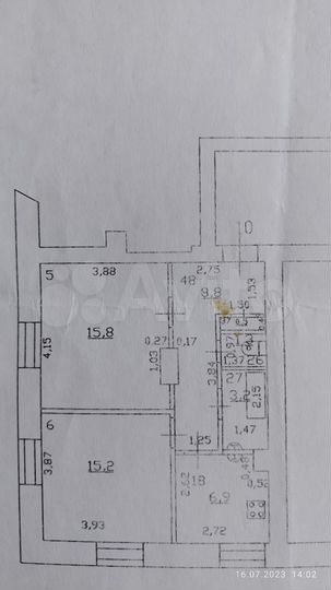 2-к. квартира, 51,7 м², 4/4 эт.