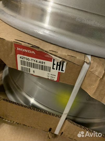 Диски литые Honda Crosstour / cr-v r17