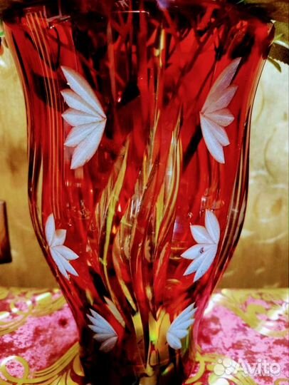 Ваза хрустальная большая СССР