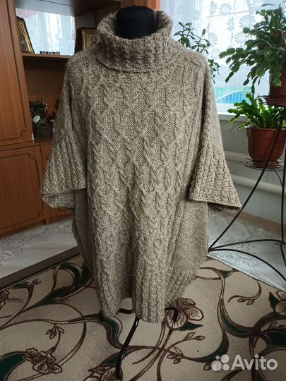 Пончо женское