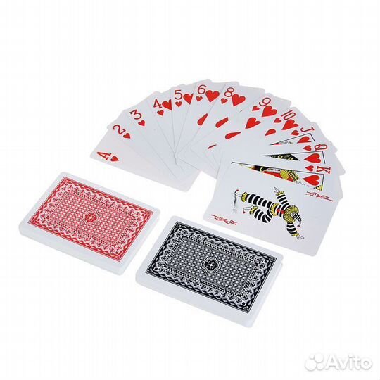 Карты пластиковые Poker range 2 колоды 54 листа