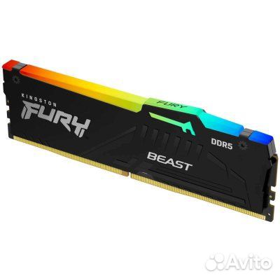 Оперативная память Kingston fury Beast Black RGB