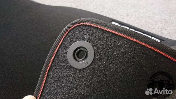 Автоковрики для Audi A6 C6, чёрные