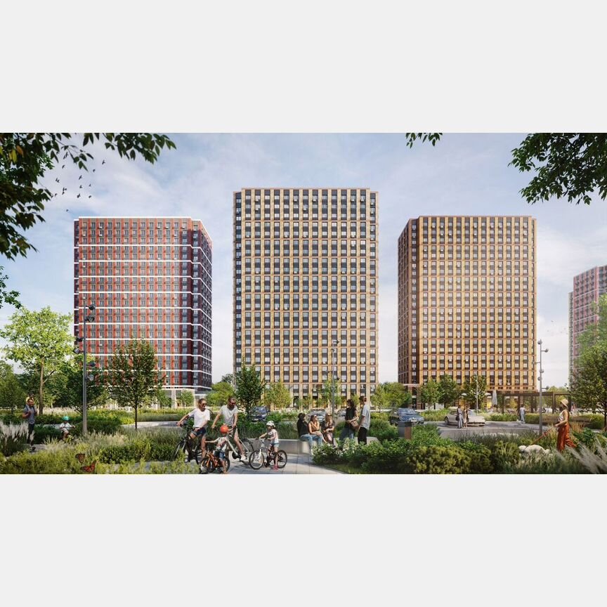 1-к. квартира, 42,3 м², 20/23 эт.