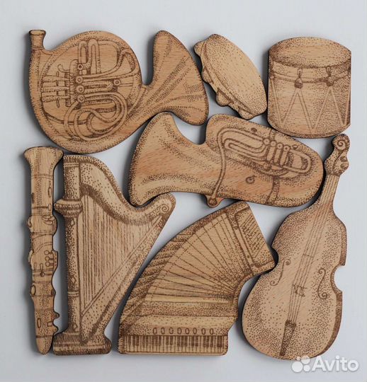 Деревянные пазлы