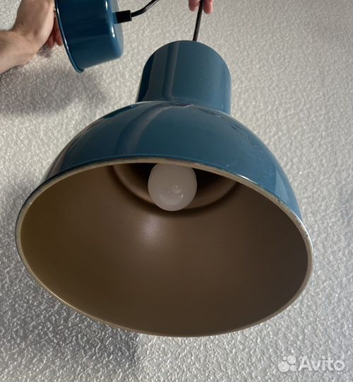Светильник потолочный IKEA hektar синий