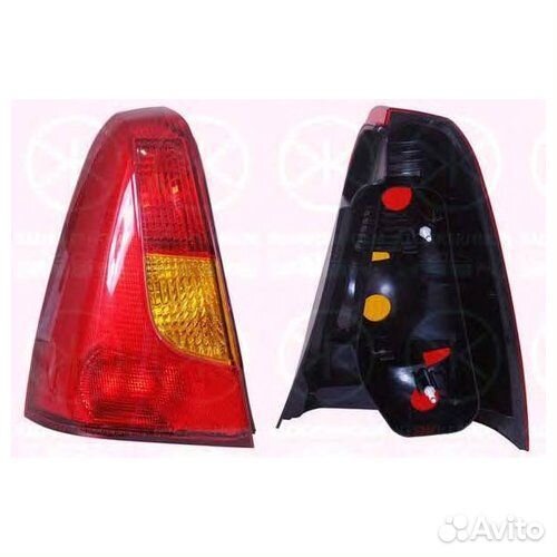 Фонарь задний корпус renault logan 1 04-10г левый