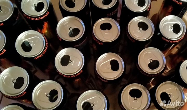 Банки из-под энергетиков