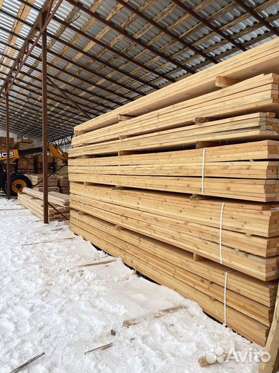 Доска обрезная 50х200х6000мм от производителя