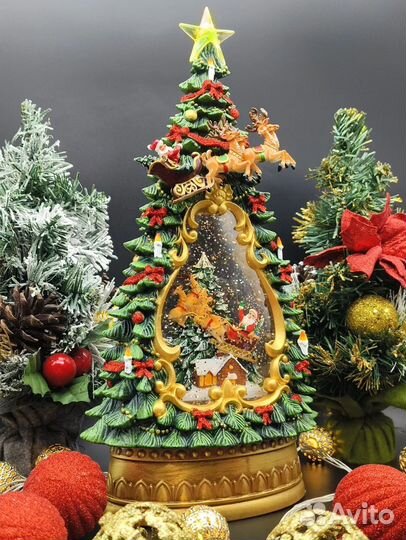 Фонарь музыкальный новогодний Елка