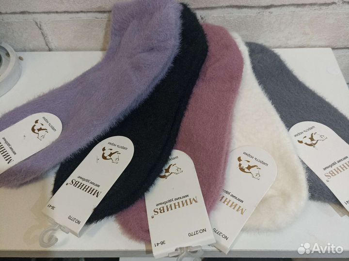 Носки женские, шерсть норки