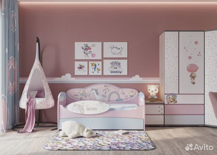 Диван кровать для девочки софа