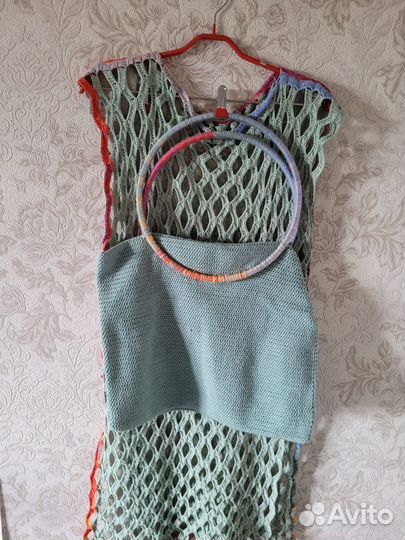 Вязанные крючком комплекты на лето