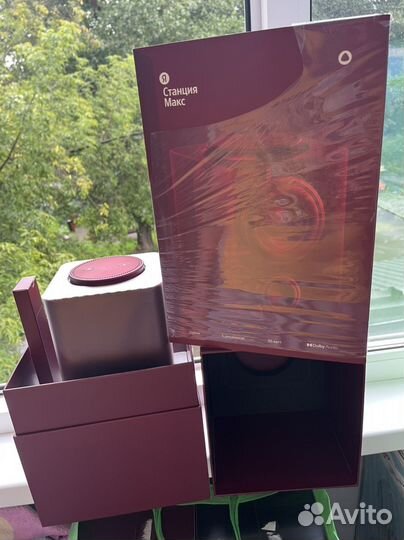 Яндекс.Станция Макс красная zigbee б/у 2 недели