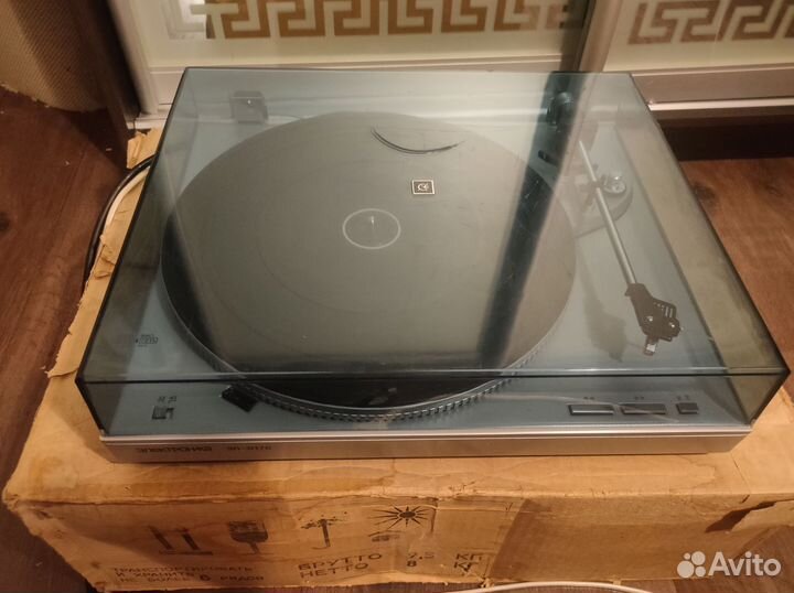 Виниловый проигрыватель Электроника 017