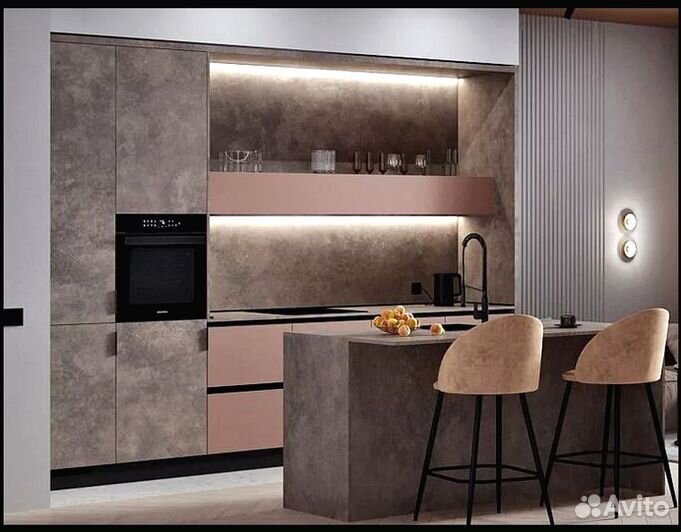 Кухня с подсветкой