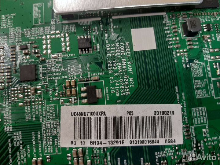 Разбор ue43nu7120u