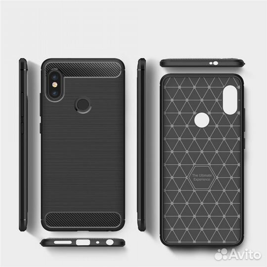 Чехол на Xiaomi Redmi Note 5, чёрный 5.99 дюйм