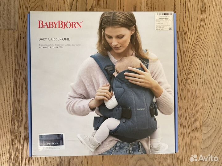 Эргорюкзак babybjorn one denim