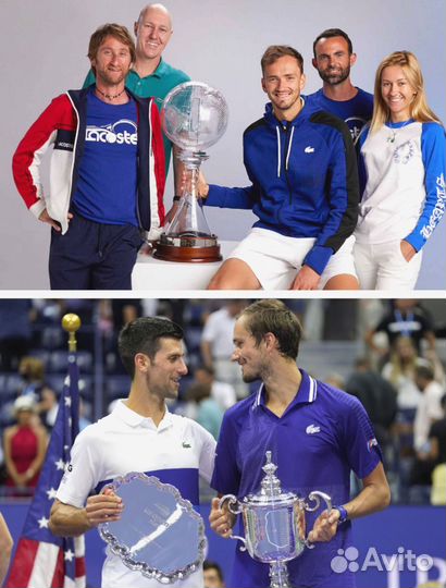 Кепка Lacoste оригинал, Даниил Медведев автограф