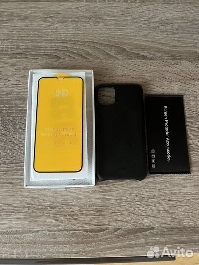 Комплект-чехол +стекло