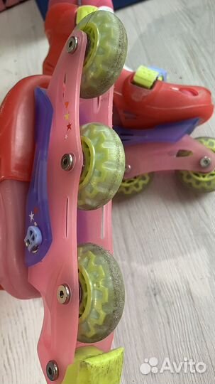 Роликовые коньки детские 26-29, ролики