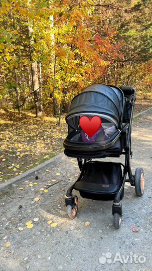 Коляска luxmom 2 в 1 608 (трансформер)