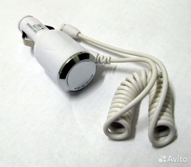 Автомобильная зарядка iPhone Lightning, Galaxy Tab