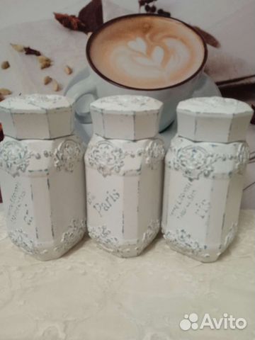 Декорированные баночки.Ручная работа