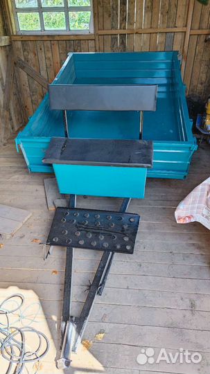 Телега для мотоблока Нева Агро усиленная 500кг