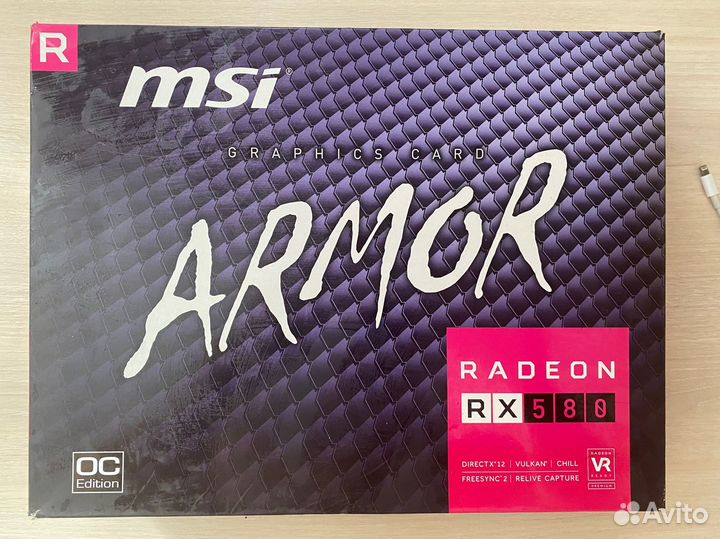 Msi armor rx 580 8gb