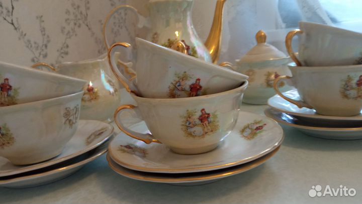 Чайно кофейный сервиз гдр